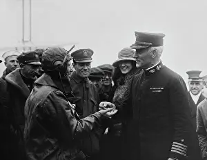 Huty32154 Prints: US Navy Aviator, Circa 1919