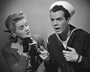 Navy couple