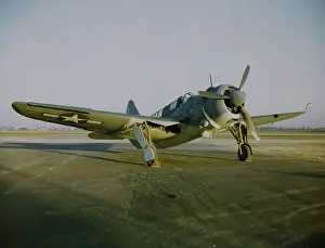Tarmac Prints: Navy Curtiss-Wright SB2C Helldiver on a Tarmac