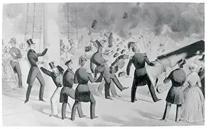 Navy Gun Explosion