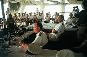 Singapore Prints: Navy Men Attending Mission Session