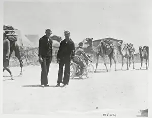 Navy Men Pausing on the Road