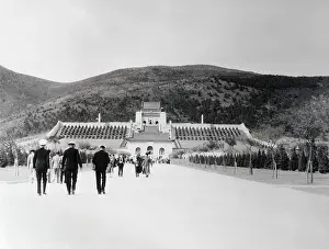 Nanjing Prints: Navy Officers at Tomb of Dr. Sun Yat Sen
