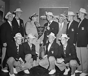 Robert M Prints: Navy Olympic Rowing Team Presenting Banner