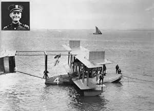 Read Prints: Navy Plane After Completing Trip Across Atlantic