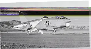 US Navy's F8U-1 Jet