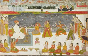 Typical Prints: Nawab And Ladies Watching A Nautch On A Terrace