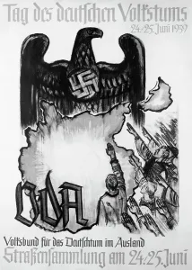 Poster Prints: Nazi Propganda Poster W/Eagle & Swastika