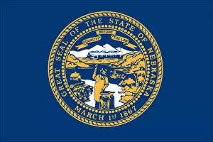 Images Dated 11th January 2011: Nebraska flag