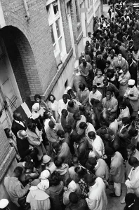 Demonstrator Prints: Negro Demonstrators Pray In Alley