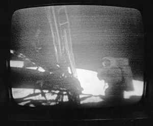 Neil Armstrong on Moon's Surface
