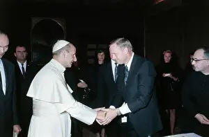 Neil Armstrong Shaking Hands with Pope Paul VI