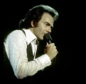 Neil Diamond Prints: Neil Diamond Performing