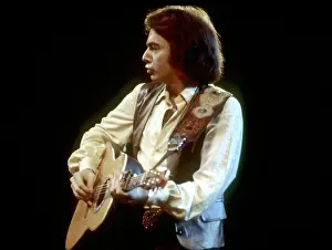Neil Diamond Prints: Neil Diamond Playing Acoustic