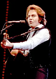 Neil Diamond Prints: Neil Diamond Playing Acoustic