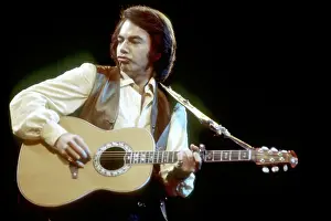Neil Diamond Prints: Neil Diamond Playing Acoustic