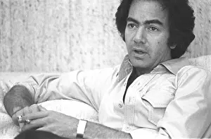 Neil Diamond Prints: Neil Diamond Portrait Session At Home