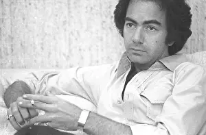 Neil Diamond Prints: Neil Diamond Portrait Session At Home