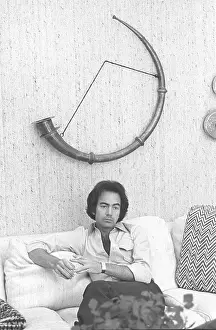 Neil Diamond Prints: Neil Diamond Portrait Session At Home