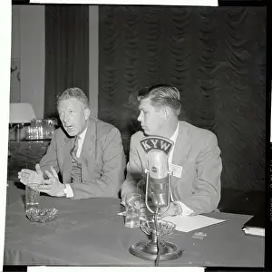 Neil McElroy and Clint Pace Discussing Education Conference