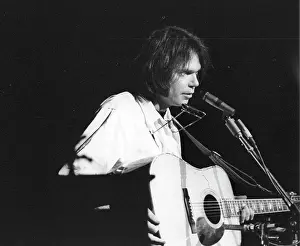 Neil Young Performing