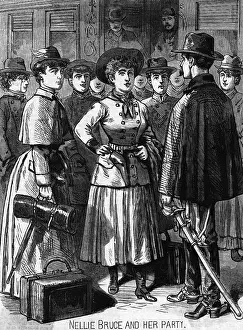 Holster Prints: Nellie Bruce And Her Party (Illus.)