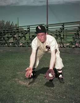 Nellie Fox Catching Ground Ball