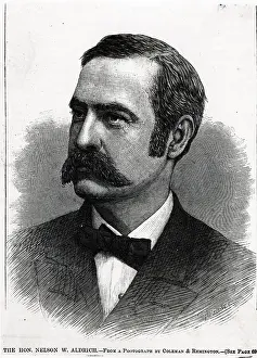 Nelson Aldrich Headshoulders Engraving