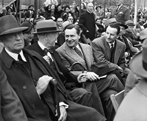 John W Prints: Nelson and Lawrence Rockefeller at UN Dedication