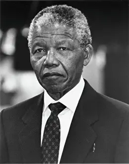 Acr071601 Prints: Nelson Mandela Portrait