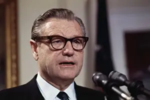 Nelson Rockefeller Making a Speech