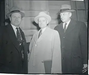 Fleming Prints: Nelson Rockefeller and Peers During Visit to President Eisenhower