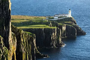 Images Dated 27th August 2015: Nest point lighthouse, Isle of Skye, Scotland, UK