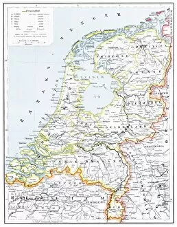 Netherlands Collection: Netherlands map