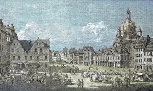 Guardian Prints: The Neumarkt, Platz der Hauptwache in Dresden