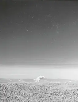 Nevada Prints: Nevada Desert Nuclear Blast from Afar