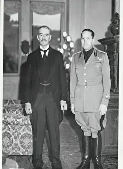 Neville Chamberlain with Count Ciano