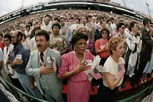 Pledging Prints: New American Citizens Pledging Allegiance