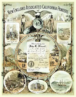 Expansion Prints: New England Associated California Pioneers of 49