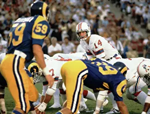 New England QB Steve Grogan Game Action