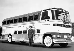 Service Prints: New Greyhound Bus and Driver