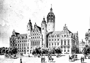 Images Dated 23rd May 2018: The new Leipzig City Hall - design