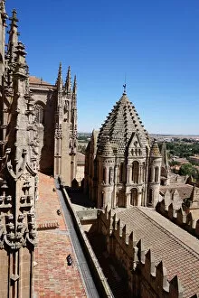 Images Dated 25th July 2015: New and Old Cathedral of Salamanca, Spain