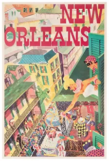 New Orleans Mardi Gras Poster