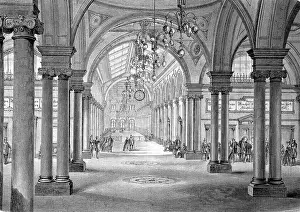 Newly Prints: The new railway station in Stuttgart 1890