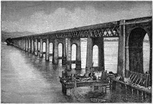 Images Dated 26th April 2016: New Tay Bridge in Scotland
