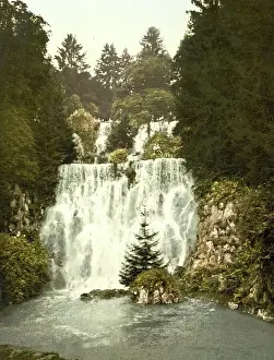 Cascade Prints: The new waterfall at Wilhelmshoehe in Kassel