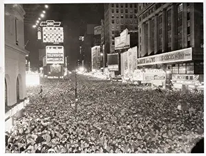 New Years Crowd in Times Square