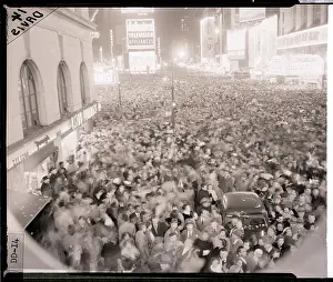 New Year's Crowd in Times Square