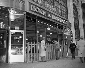 Storefront Prints: New Year's Fence at Automat Cafeteria